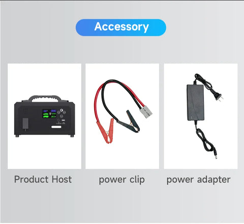 12V 24V Portable Lithium Jump Starter 6000A,Car Battery Booster,USB-C Powerbank Charger,For up to 20L Gas and 16L Diesel Engines