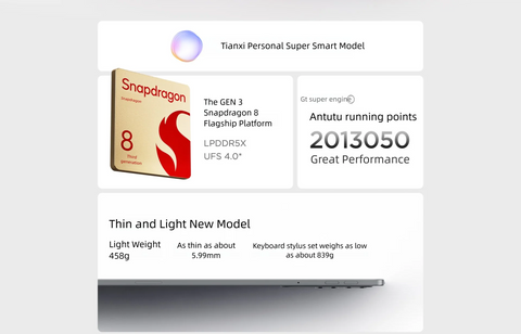 2025 Lenovo Xiaoxin Pad Pro GT 11.1 inch 144Hz Snapdragon 8 GEN 3 68W 8860mAh Home Office AI Pads Android Tablet Wifi 7 BT 5.4