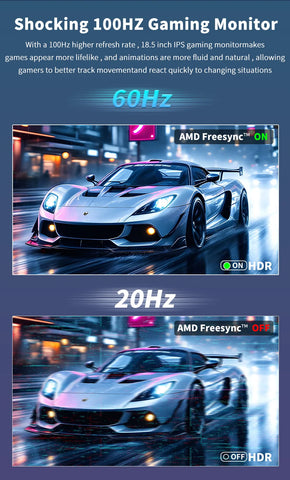 14.1 Inch Portable Monitor 1080P IPS 100%SRGB Gaming Portable Screen with Stand for Laptop PS5/4 Switch Xbox Raspberry Pi