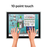 8~21.5 inch Touch Industrial Screen IP65 Front Waterproof, All in One Industrial Embedded Panel PC PCAP TouchScreen Monitor